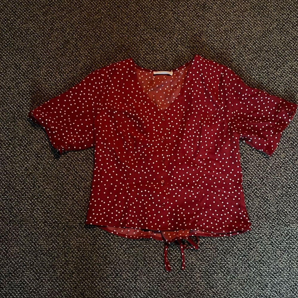 Polka dot top